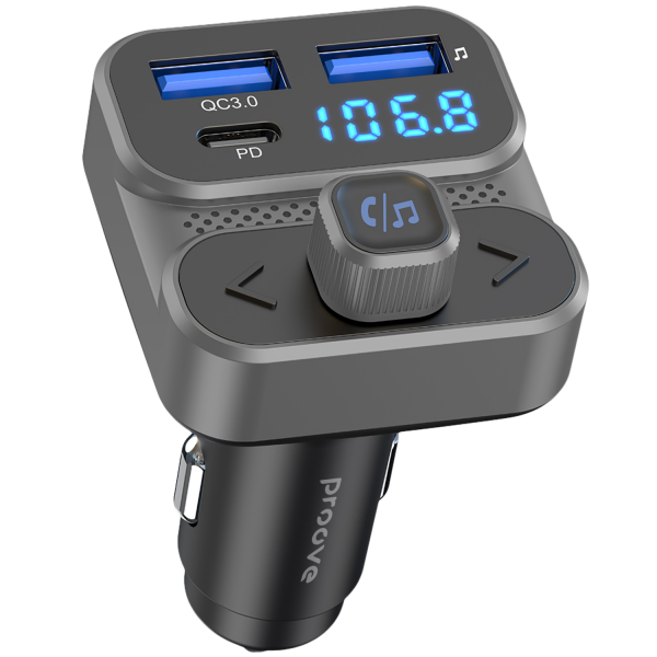 Car Charger Proove FM Launcher Luxor SE 36W (PD+QC3.0) Type-C+USB - Photo 2