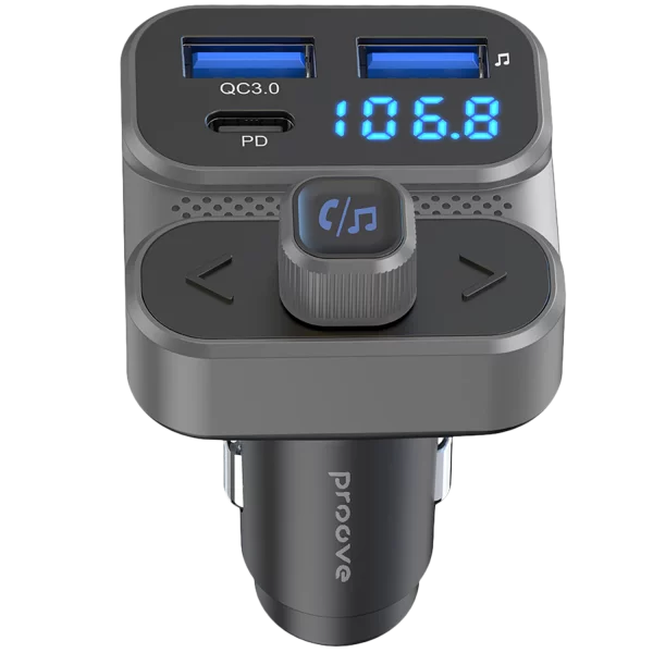 Car Charger Proove FM Launcher Luxor SE 36W (PD+QC3.0) Type-C+USB - Photo 1