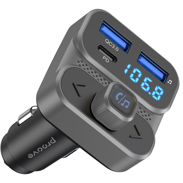 Car Charger Proove FM Launcher Luxor SE 36W (PD+QC3.0) Type-C+USB - Photo 5