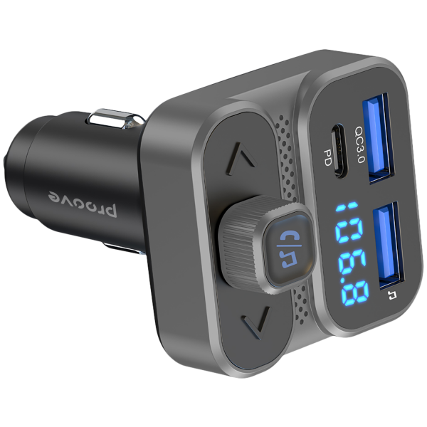 Car Charger Proove FM Launcher Luxor SE 36W (PD+QC3.0) Type-C+USB - Photo 7
