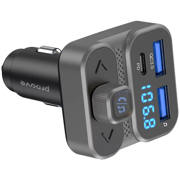 Car Charger Proove FM Launcher Luxor SE 36W (PD+QC3.0) Type-C+USB - Photo 5