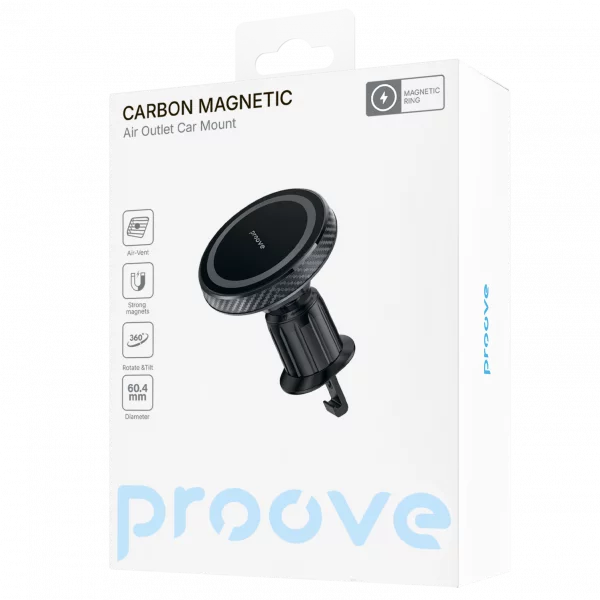 Car Holder Proove Carbon Magnetic Air Outlet Car Mount - Foto 4