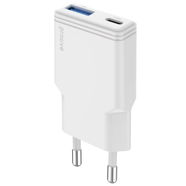 Wall Charger Proove Slender 30W (Type-C + USB)