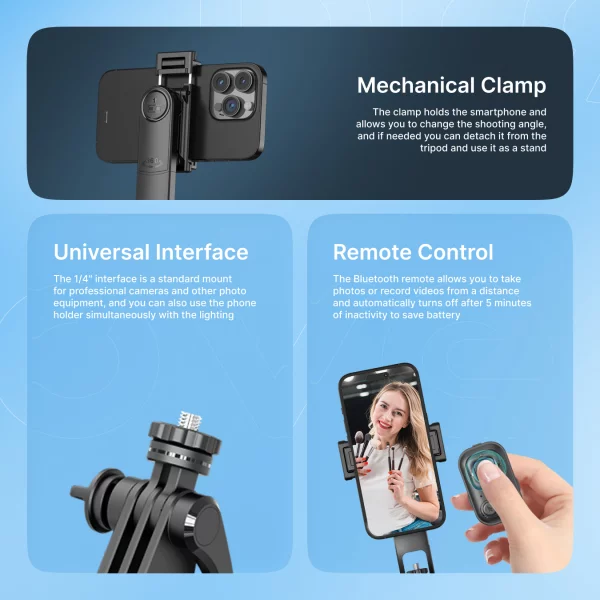 Selfie Stick Tripod Proove FaceFix (1635 mm) - fotoğraf 12