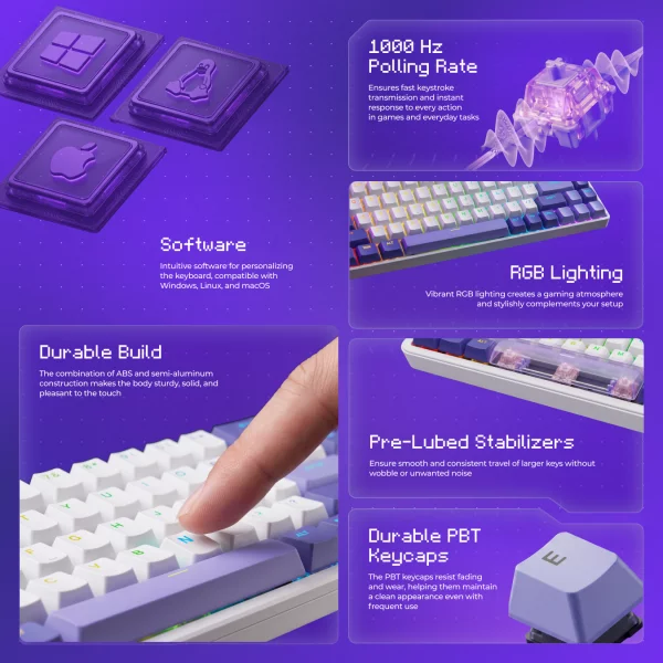 Wired Magnetic Keyboard Proove Gaming Cyrex (Ukraine Layout) - fotoğraf 10