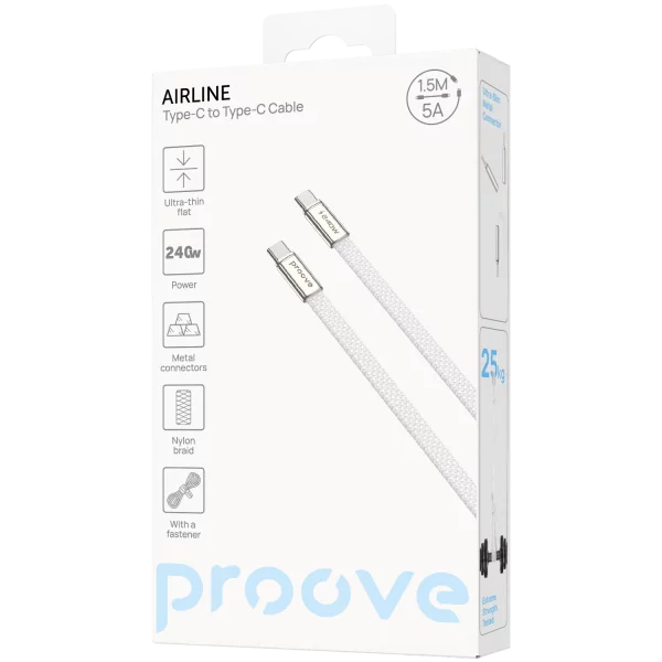 Cable Proove AirLine Type-C to Type-C 240W (1.5m) - 照片 3