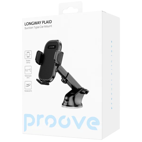 Тримач в машину Proove Longway Plaid Suction Type Car Mount - фото 4