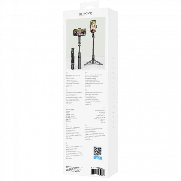 Selfie Stick Tripod Proove Lite Shot (1060mm) - fotoğraf 14