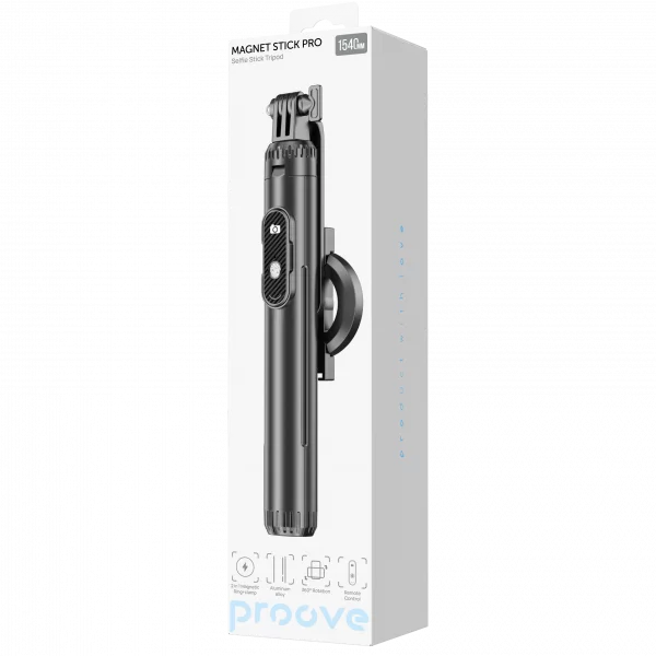 Selfie Stick Tripod Proove Magnet Stick Pro (1540mm) - fotoğraf 6