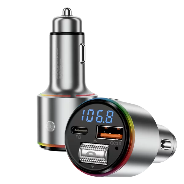 Car Charger Proove FM Launcher Power Drive 30W (PD+QC3.0) Type-C+USB - Photo 3