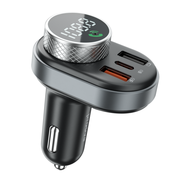 Car Charger Proove FM Launcher Sound Link 30W (PD+QC3.0) Type-C+USB - Photo 2