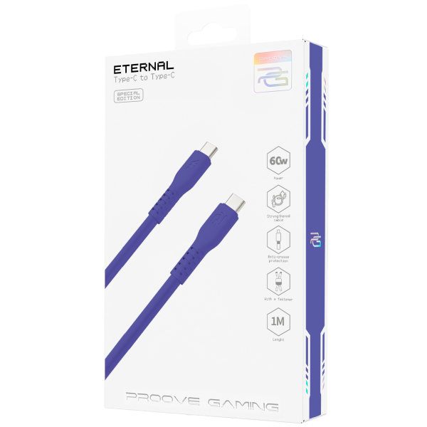 Cable Proove Gaming Eternal Type-C to Type-C 60W (1m)