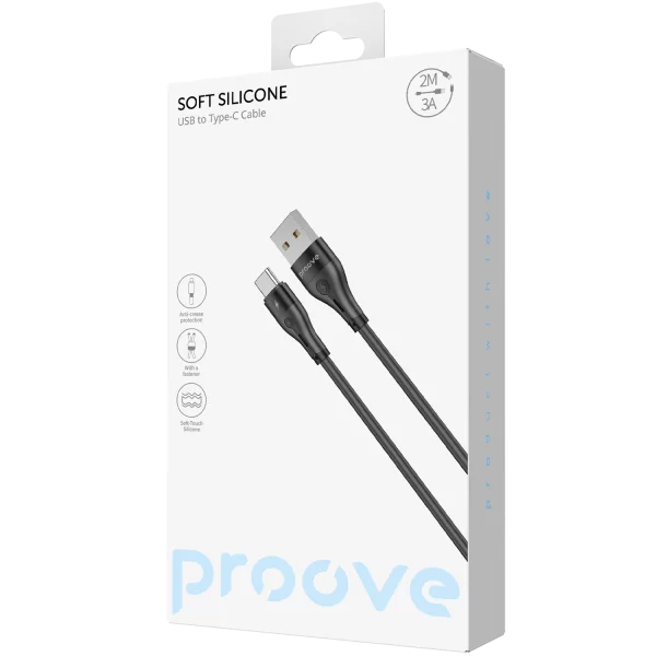 Cable Proove Soft Silicone USB to Type-C 3A (2m) - 照片 4