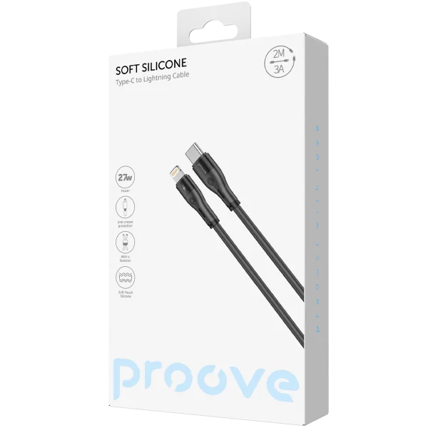 Cable Proove Soft Silicone Type-C to Lightning 27W (2m) - Zdjęcie 4