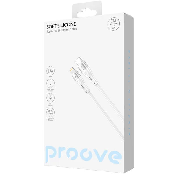 Cable Proove Soft Silicone Type-C to Lightning 27W (2m) - Zdjęcie 4