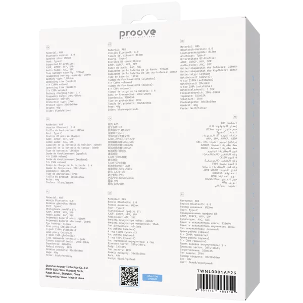 Wireless Earphones Proove NoLimit TWS with Hybrid ANC (APP) - Photo 10