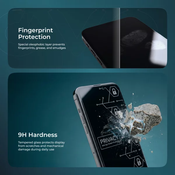 Захисне скло Proove Privacy iPhone 14 Pro Max - фото 5