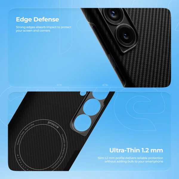 Proove Carbon Slim with Magnetic Ring Samsung Galaxy S25 - fotoğraf 4