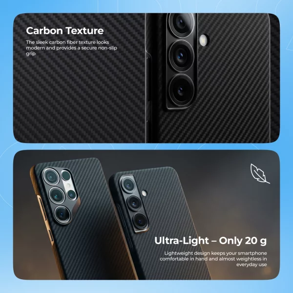 Proove Carbon Slim with Magnetic Ring Samsung Galaxy S25 Ultra - Foto 5