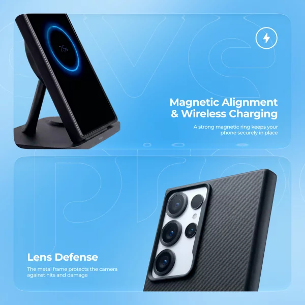 Etui Proove Force Armor z pierścieniem magnetycznym Samsung Galaxy S24 Ultra - Zdjęcie 3