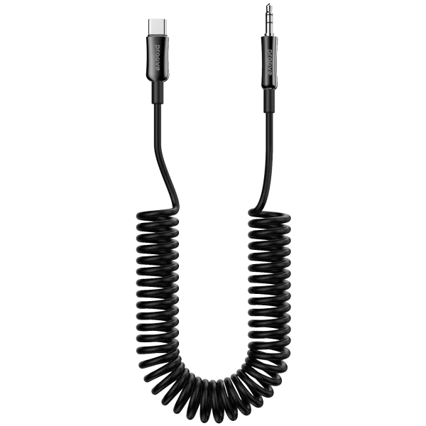 Cable AUX Proove Steel Spring Type-C to 3.5