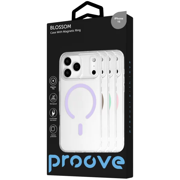 Proove Blossom Case with Magnetic Ring iPhone 16 - Zdjęcie 2