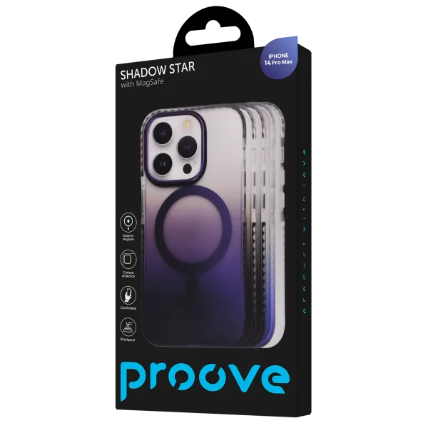 Proove Shadow Star Case with Magnetic Ring iPhone 14 Pro Max - Photo 2