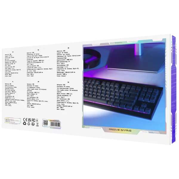 Mechanical Keyboard Proove Gaming Sideswap (English Layout) - Photo 6