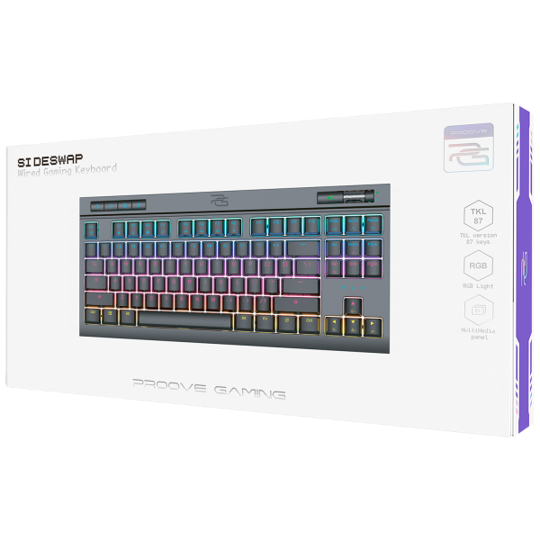 Mechanical Keyboard Proove Gaming Sideswap (English Layout)