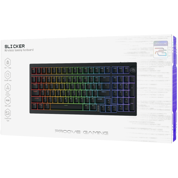Wireless Keyboard Proove Gaming Slicker (English Layout)