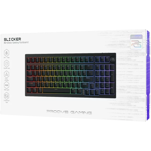 Wireless Keyboard Proove Gaming Slicker (English Layout) - Photo 5