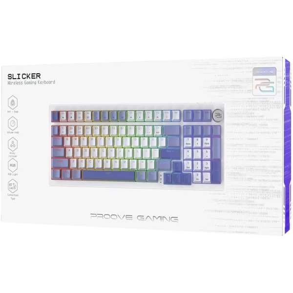 Wireless Keyboard Proove Gaming Slicker (English Layout) - Photo 7
