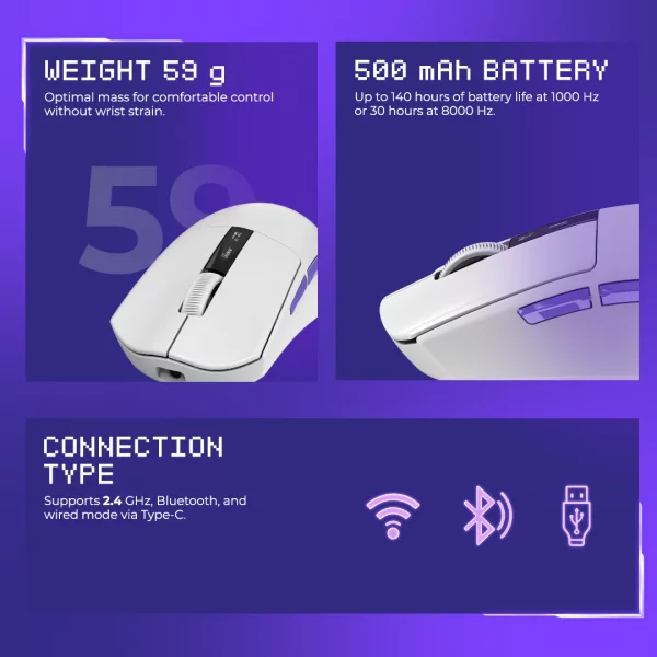 Wireless Mouse Proove Gaming Jester 8K - Photo 8