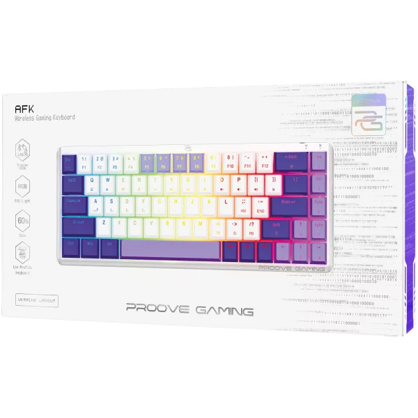 Wireless Keyboard Proove Gaming AFK (English Layout) - 照片 6