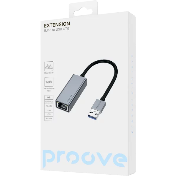 Adapter OTG Proove Extension RJ45 to USB - photo 1