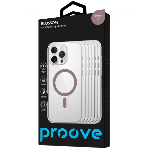 Proove Blossom Case with Magnetic Ring iPhone 15 - Photo 2