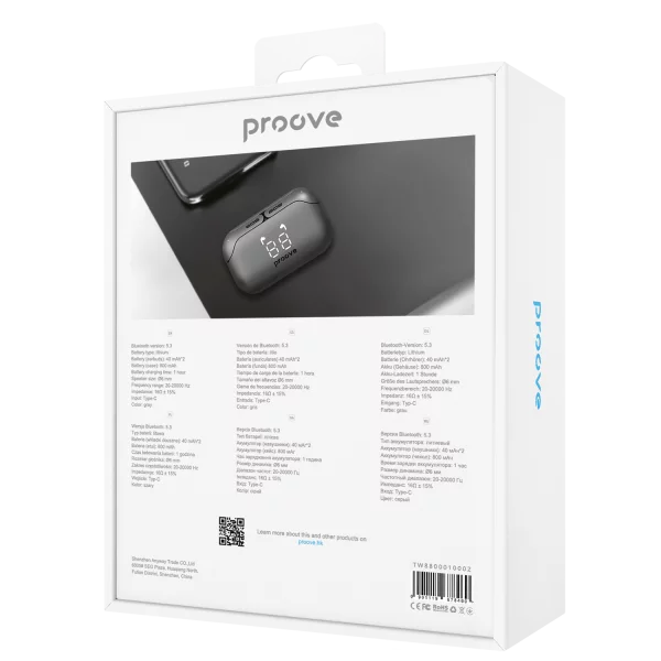 Wireless Earphones Proove 808 Power TWS - Photo 3