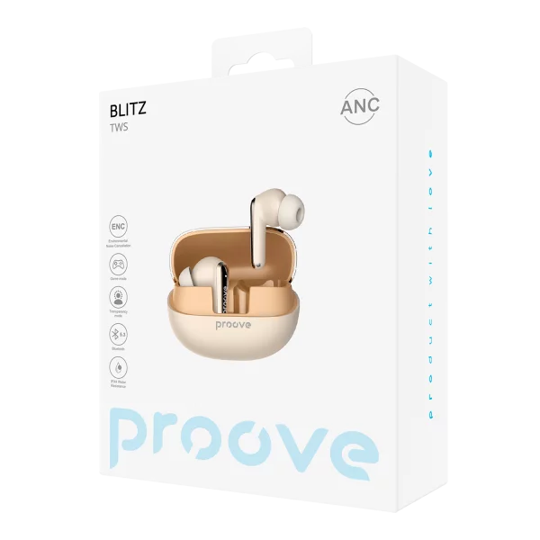 Wireless Earphones Proove Blitz TWS with ANC - Photo 1