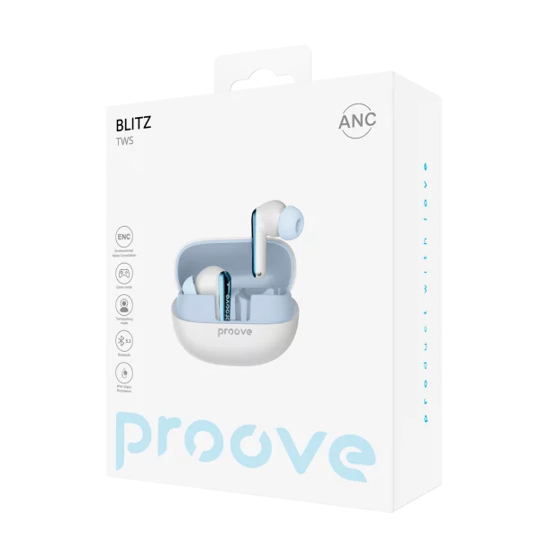Wireless Earphones Proove Blitz TWS with ANC - Photo 1
