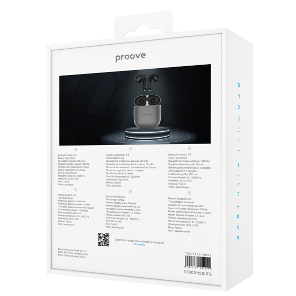 Wireless Earphones Proove Cold Sound 2 TWS - Photo 4