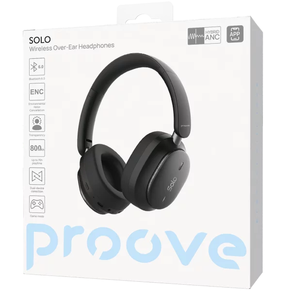 Wireless Headphones Proove Solo with ANC (APP) - Foto 8