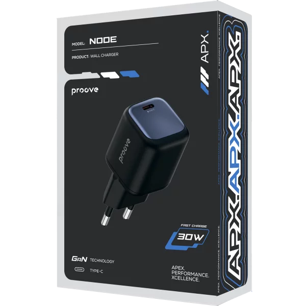 Wall Charger Proove APX Node 30W GaN (Type-C) - fotoğraf 1