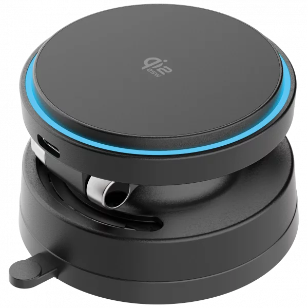 Car Mount With Wireless Charger Proove Jetlock Qi2.2 25W - Foto 4