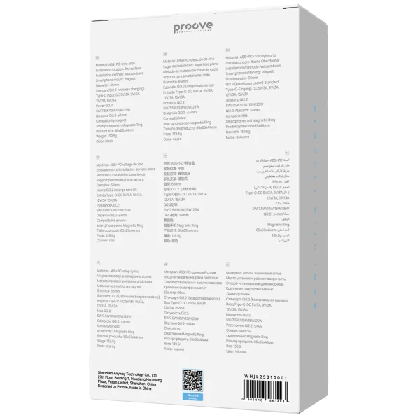 Car Mount With Wireless Charger Proove Jetlock Qi2.2 25W - Foto 6