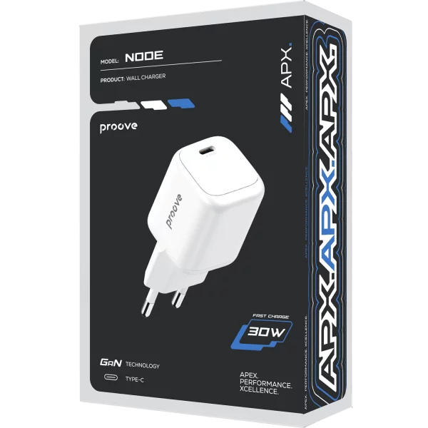 Wall Charger Proove APX Node 30W GaN (Type-C) - Photo 1