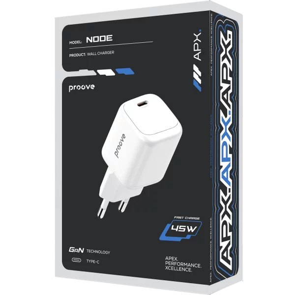 Wall Charger Proove APX Node 45W GaN (Type-C) - Photo 1