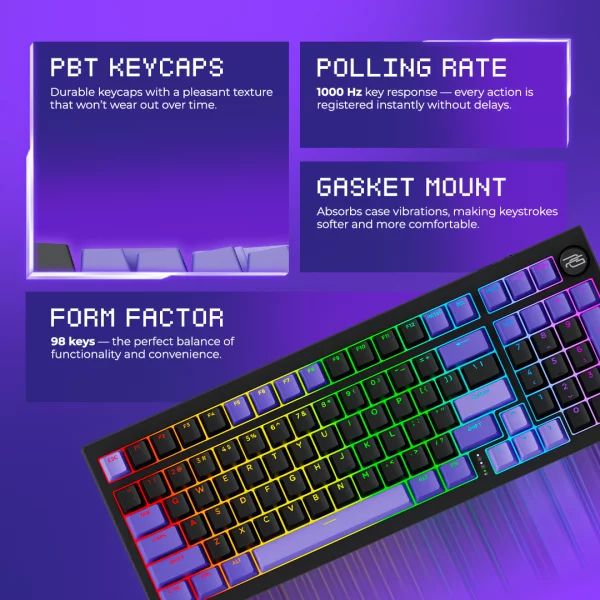 Wireless Keyboard Proove Gaming Slicker Pro (English Layout) - Photo 6