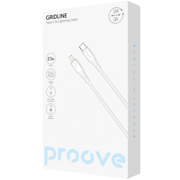 Cable Proove GridLine Type-C to Lightning 27W (1m)