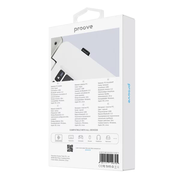 Wireless Adapter Proove Swift Bluetooth 5.3 - Photo 2