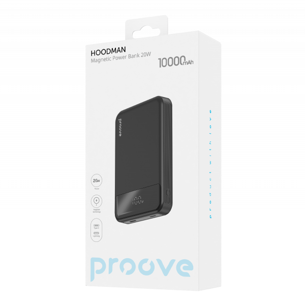 Power Bank Proove Hoodman Magnetic 20W 10000mAh
